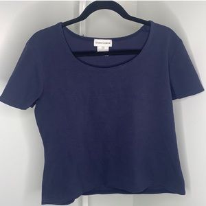 Studio London Women’s Navy Blue Short Sleep Top T-Shirt